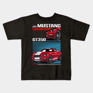 Iconic Mustang GT350 Car Kids T-Shirt